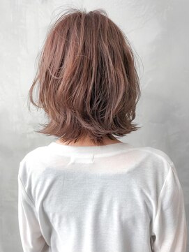 ギークス(GEEKS) 【GEEKS渋谷】ピンクベージュ/ボブウルフ/ハイトーン/冬カラー