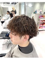 スイ 松戸(SUI)&nbsp;波巻きパーマ×刈り上げマッシュ【松戸/メンズ】