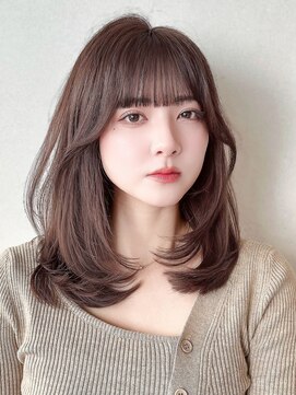 アルバム 新宿(ALBUM SHINJUKU) メルティカラーフェミニンロング似合わせカット_F0493