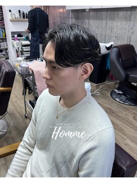 オムファミーユラグ(homme, famille raugh) ニュアンスパーマ