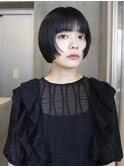 顔まわりボブ/マッシュボブ/ショートボブ