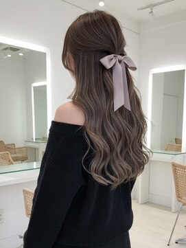 アオアクア バイ グルグル 小岩店(ao akua by GULGUL) 小岩/レイヤーカット/ダブルカラー/ブリーチなしカラー/顔周り