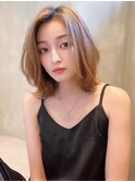 透明感ハイトーンミルキーロブ