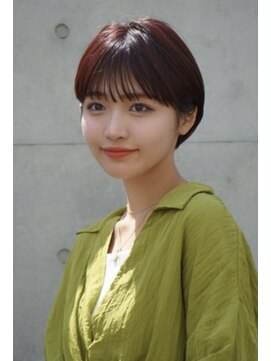 シーク バイ ベル 千葉(Seek by Belle) ショート/デジタルパーマ/ミニウルフ/ホワイトグレージュ/