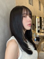 オムニス 表参道(Omnis)&nbsp;ハイレイヤー/ミディアム・ロング/20代/暗髪/顔周りレイヤー