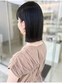 ぷつっと切っぱなしボブ