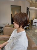レイヤーショート/ショートヘア/佐賀