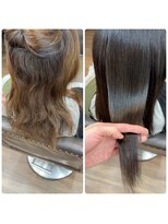 ネコ 稲毛(neco)&nbsp;髪質改善縮毛矯正　before &after