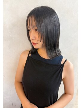 キイ ギンザ(k.e.y GINZA) 暗髪ロブ