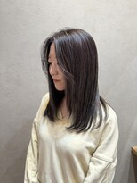 ネウィ 大分中央町店(newi)&nbsp;【透明感】バイオレットグレージュミディ