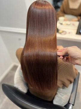 ウィステリア アネックス 銀座(WISTERIA ANNEX) 【遠藤】ピンクベージュ/ピンクブラウン/髪質改善/ULTOWA/東銀座