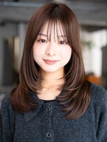 エインアンリー 明治神宮前(AIN.ANLY.) イメチェンミディアムレイヤーロングレイヤーカット顔周りカット