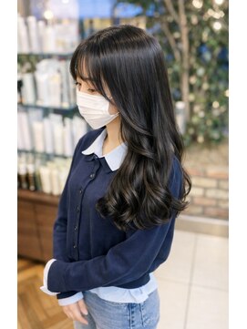 ファーレンピュアスウィート(fahren-pure-suite) 韓国風暗髪　BLACK navy