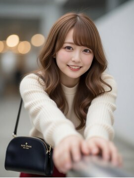 コートフィールエー(CO_T feel.a) 【20代30代支持】重たく見えない。垢抜けブラウンカラー