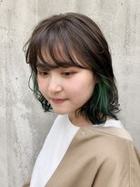 エストアール フクオカ 福岡博多店(est-r. Fukuoka)&nbsp;インナーカラー/グリーン/博多