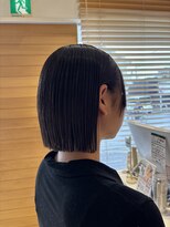 オーガニックエコ 川越(organic+eco)&nbsp;20代30代/ミニボブ/切りっぱなし/夏ヘア/大人ヘア/小顔カット