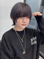 ウーズ ハラジュク(Ooze.HARAJUKU) ハッシュカットグレージュデザインカラーツートーンカラー原宿