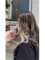 ワンスタイル(One style)&nbsp;【ケアブリーチ1回】インナーカラー＋髪質改善トリートメント