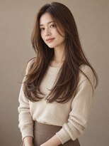 グランアヴェダ(GRAN AVEDA)&nbsp;マロンブラウン×ゆるやか内巻きロング