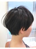 Coast.ベリーショート×ネイビーブラック×暗髪