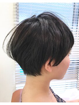 レンク(LENC) Coast.ベリーショート×ネイビーブラック×暗髪