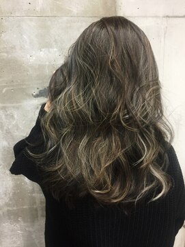 ガルボ ヘアー(garbo hair) #ガルボヘアー #バレイヤージュ #ハイライト #外国人風