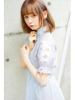 アマンドール(Aman D'or)&nbsp;ミディボブ×シースルーぱっつん