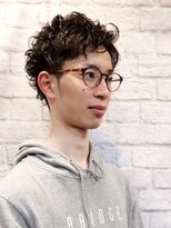 グレイスフル バーバープラチナム 六本木店(Graceful Barber platinum)&nbsp;イメチェンパーマ好印象ソフトマッシュネープレス刈り上げ