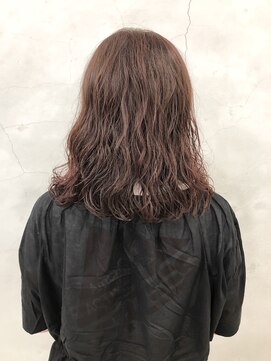 エンドリンク(endlink) ピンクレッドカラーとパーマ！