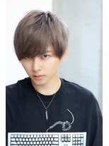 ネイビー(NAVY)&nbsp;サラサラマッシュ PLAYマルチジュレ グレージュ ブリーチカラー