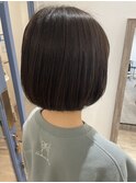 お手入れ簡単まとまるミニボブ　切りっぱなしボブ　