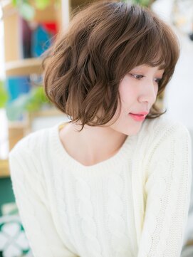 カバーヘア ブリス 戸田公園西口店(COVER HAIR bliss) ★バレイヤージュ前下がり抜け感小顔外ハネボブ20代30代40代★8