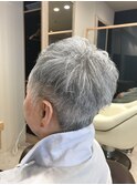 ミセス♯白髪生かす似合わせカット・グレイ・髪質改善・ショート