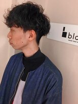 ディスイズバーバー(THIS IS BARBER) スパイラルパーマ　ツーブロック　黒髪【札幌】