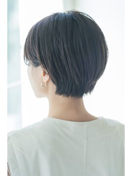 ガーデン タチカワ(garden tachikawa) 20代30代大人かわいい耳掛けショート×暗髪