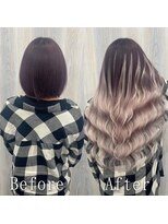 あるじゃんすー 沖縄店&nbsp;パープルホワイト#シールエクステ#ニュアンスカラー#韓国#沖縄