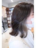 グランジ 北山田店(GLUNGE)&nbsp;【前川】インナーカラー映え！外ハネミディアム！