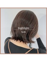 アールヘアー(ar hair)&nbsp;【三浦直美】初めてのハイライト！派手すぎないナチュラル