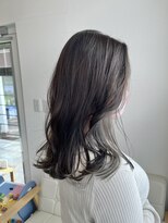 レポ(LEPO) インナーカラーホワイトグレー