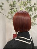 チェリーバイオレット×ミニマムボブ