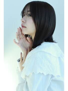 ヘアーアンドメイク エクリ 不動前店(Hair&Make equri) キレイめ暗髪スタイル