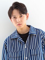 ヘアサロンガリカアオヤマ(hair salon Gallica aoyama) 【Gallica】韓国風コンマヘア/大人垢抜けかきあげ七三スタイル 