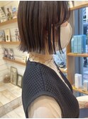 【neolive&渋谷店】モード系ぱつっとボブ