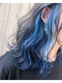 デザインカラー インナーブルー 10代/20代
