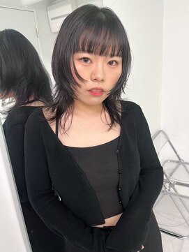 キバ(kva) ▽□□▽黒髪ウルフ