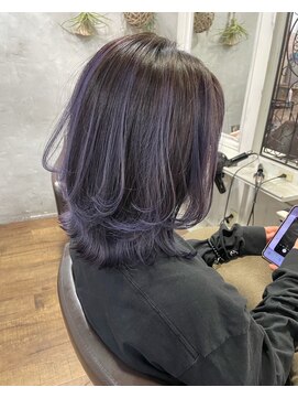 ヘア ラボ ニコ 藤沢店(hair Labo nico...) ラベンダーハイライト
