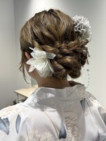 ゼスト 八王子店(ZEST) 浴衣アレンジ/ふわふわシニヨン【藤野はるひ】