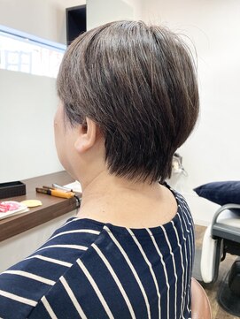ジールヤマグチ 朝霧駅前店 【白髪ぼかし】レディースカット【マーブ/イルミナカラー】