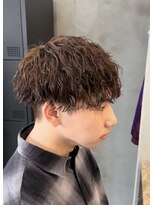 スイッチ(men's SWITCH)&nbsp;大分メンズツイストスパイラルパーママッシュツーブロック