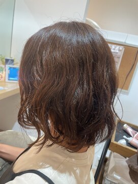 クララ ジャパン みらい平店(CLALA JAPAN) 秋色カラー×ふんわりボブ